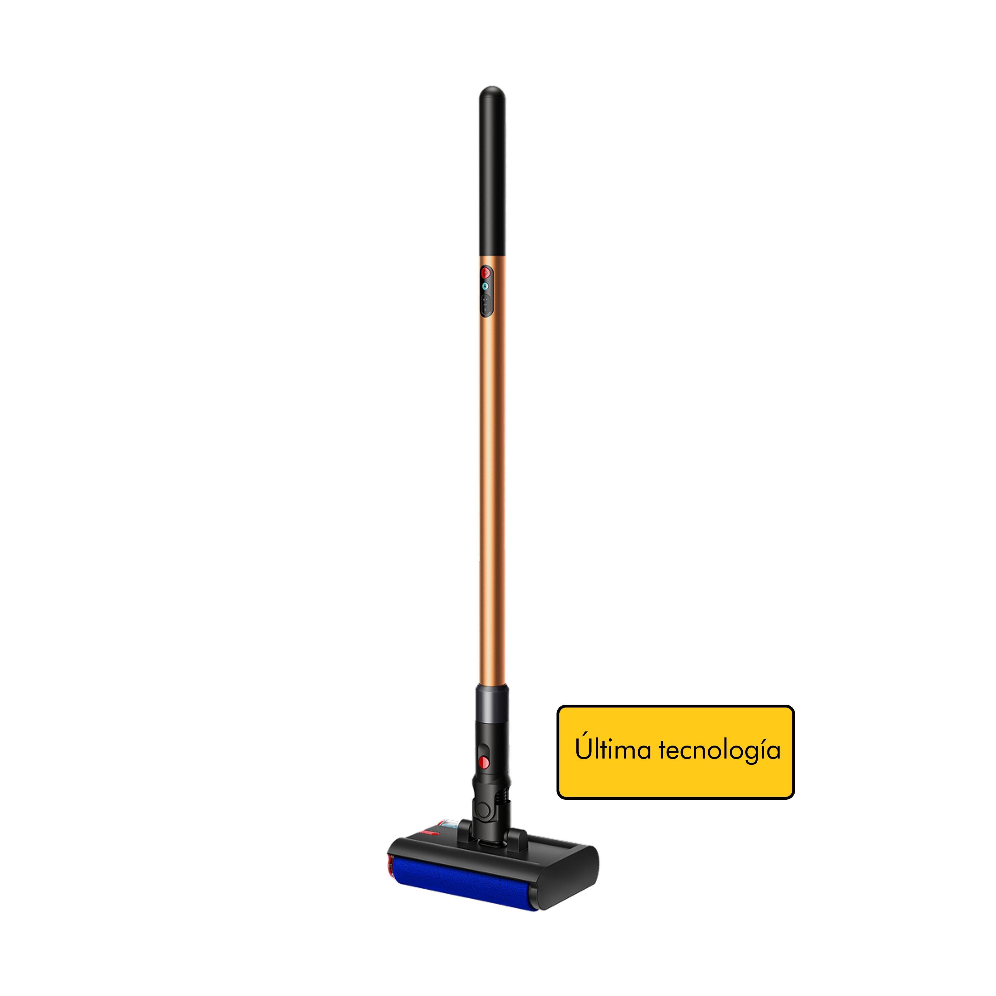 Dyson PencilWash™ fregona eléctrica ligera, autopropulsada, con autolimpieza y LED, Cobre