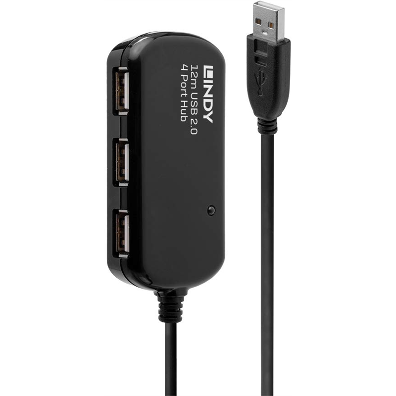 Lindy Cable Extensor Activo Pro Usb 2.0, Con Hub U