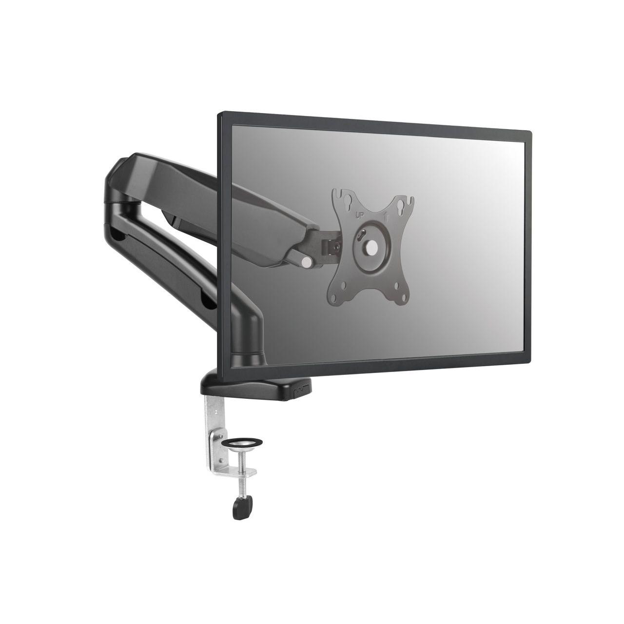 Equip - Soporte para monitor 13 a 27 pulgadas modelo 650120 con inclinación ajustable, capacidad 6,5 kg y montaje de mesa negro