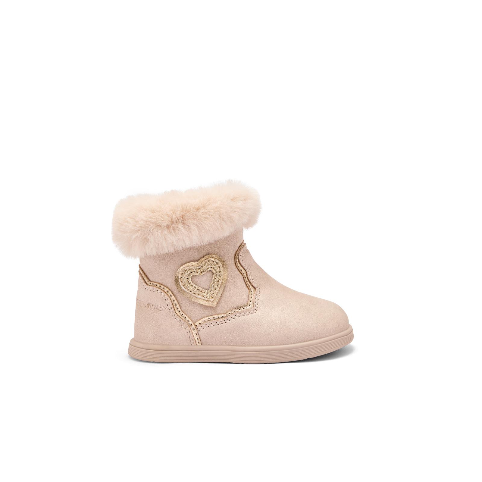 Conguitos - Botas de Bebés Diseño Respetuoso Estampado Corazón para Niños y Niñas