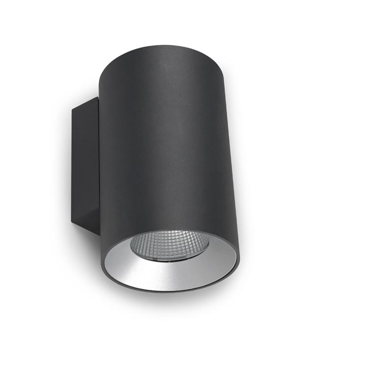 LEDS C4 Aplique Ip66 Cosmos Wall Fixture Ø131 Double Emission Led 21W Blanco Cálido -