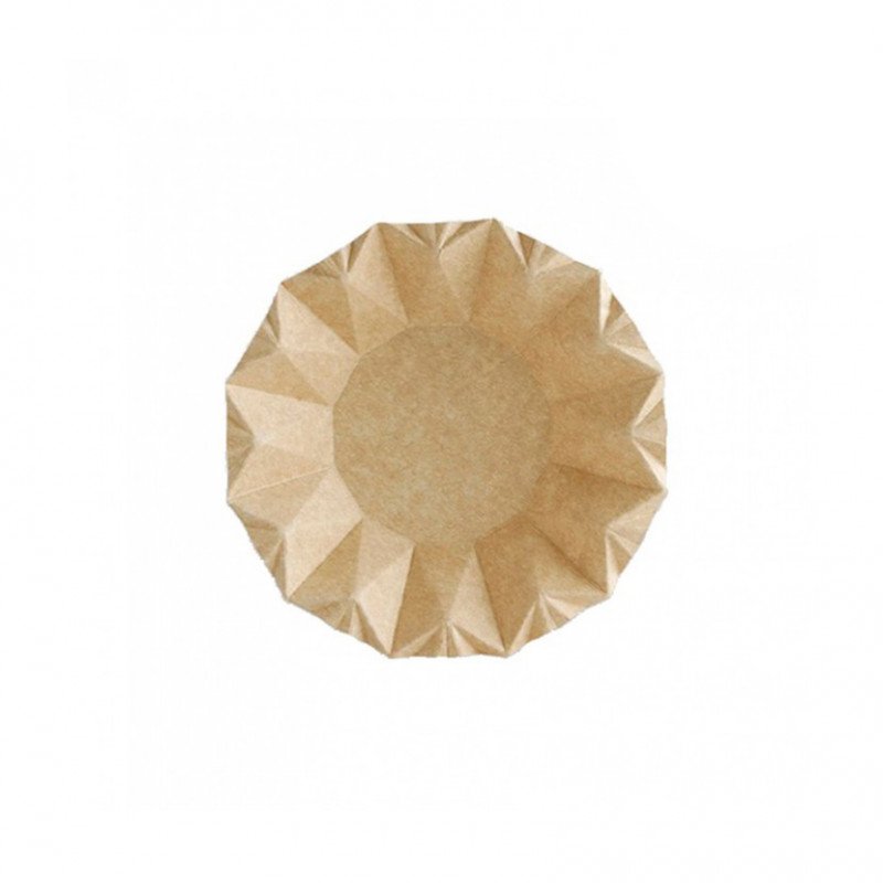 800 Uds. Platos de cartón kraft gama Bali (16Ø) | Ref: SR2301/800