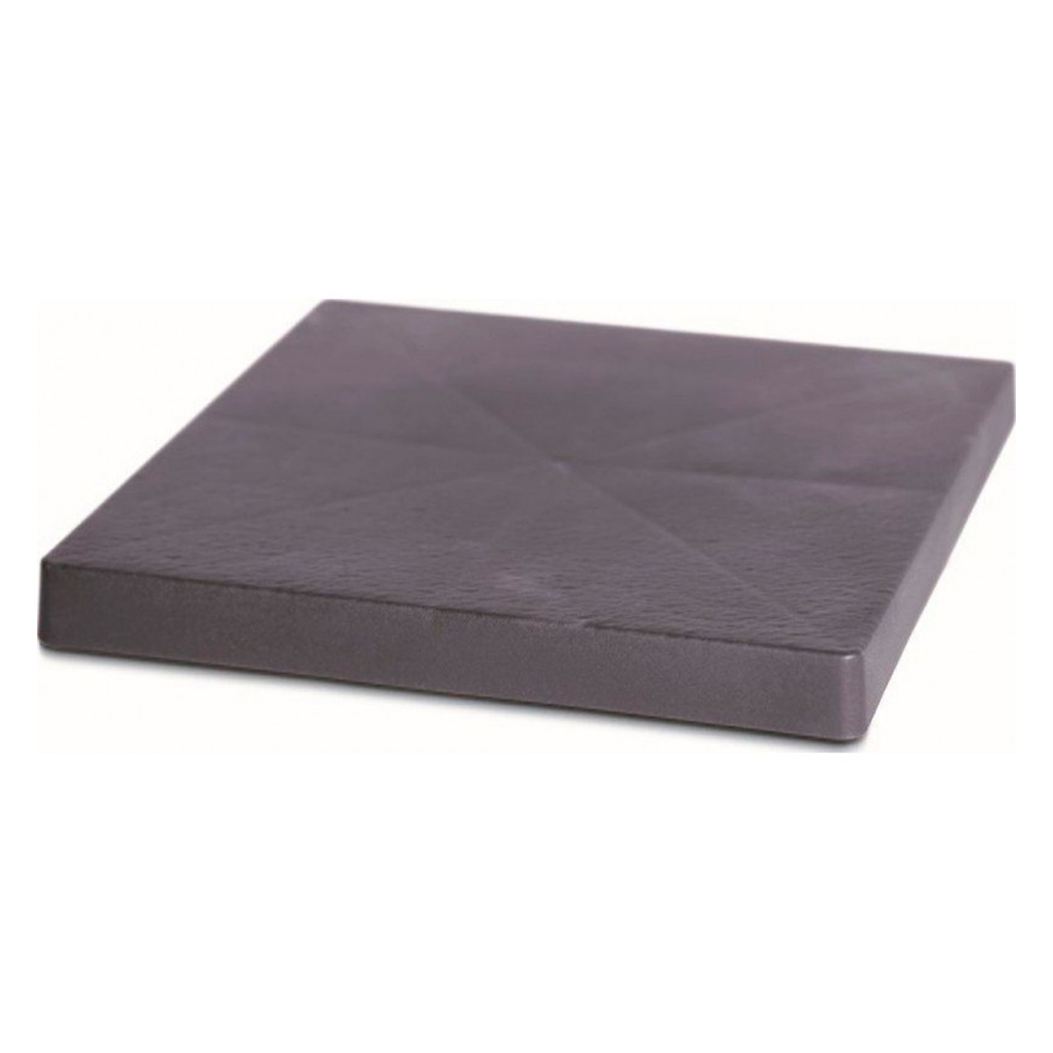 Plataforma móvil para macetas PROSPERPLAST de plástico cuadrada con 4 ruedas 29,2 x 29,2 x 4 cm en color antracita