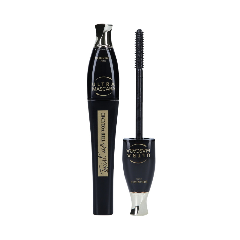 Bourjois Twist Up the Volume Máscara de Pestañas Alargadora y Espesante 01 Ultra Black 8 Ml