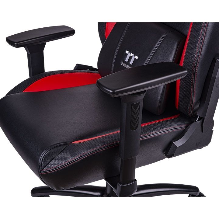 Thermaltake - Silla gaming THERMALTAKE GGC-VCO-BRLWDS-01 ergonómica con respaldo alto de 86 cm, asiento ancho de 52x47 cm y soporte hasta 150 kg para jugadores y profesionales