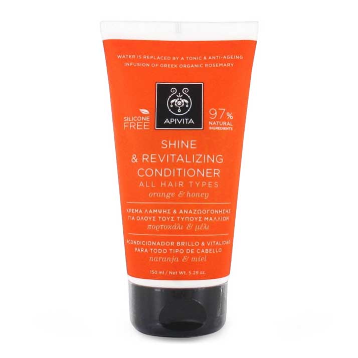 Apivita Acondicionador Brillo-Vitalidad Todo Tipo Naranja-Miel 150 Ml