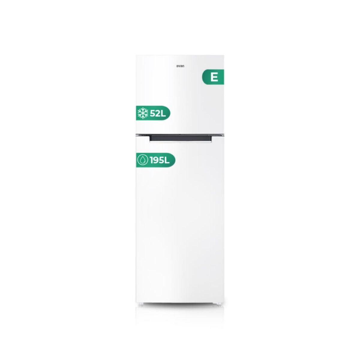 Frigorífico 2 puertas Svan SF1675502ENF No Frost 217L E blanco 167 cm