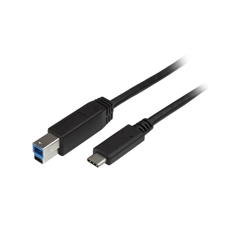 StarTech.com - Cable Adaptador de 2m USB Tipo C a USB B USB 3.0 (5Gbps) - Cable de Impresora USB C a USB Tipo B USB315CB2M