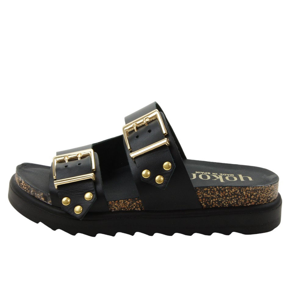 Yokono mod. TUNEZ 262 sandalia para mujer en piel natural, hebilla