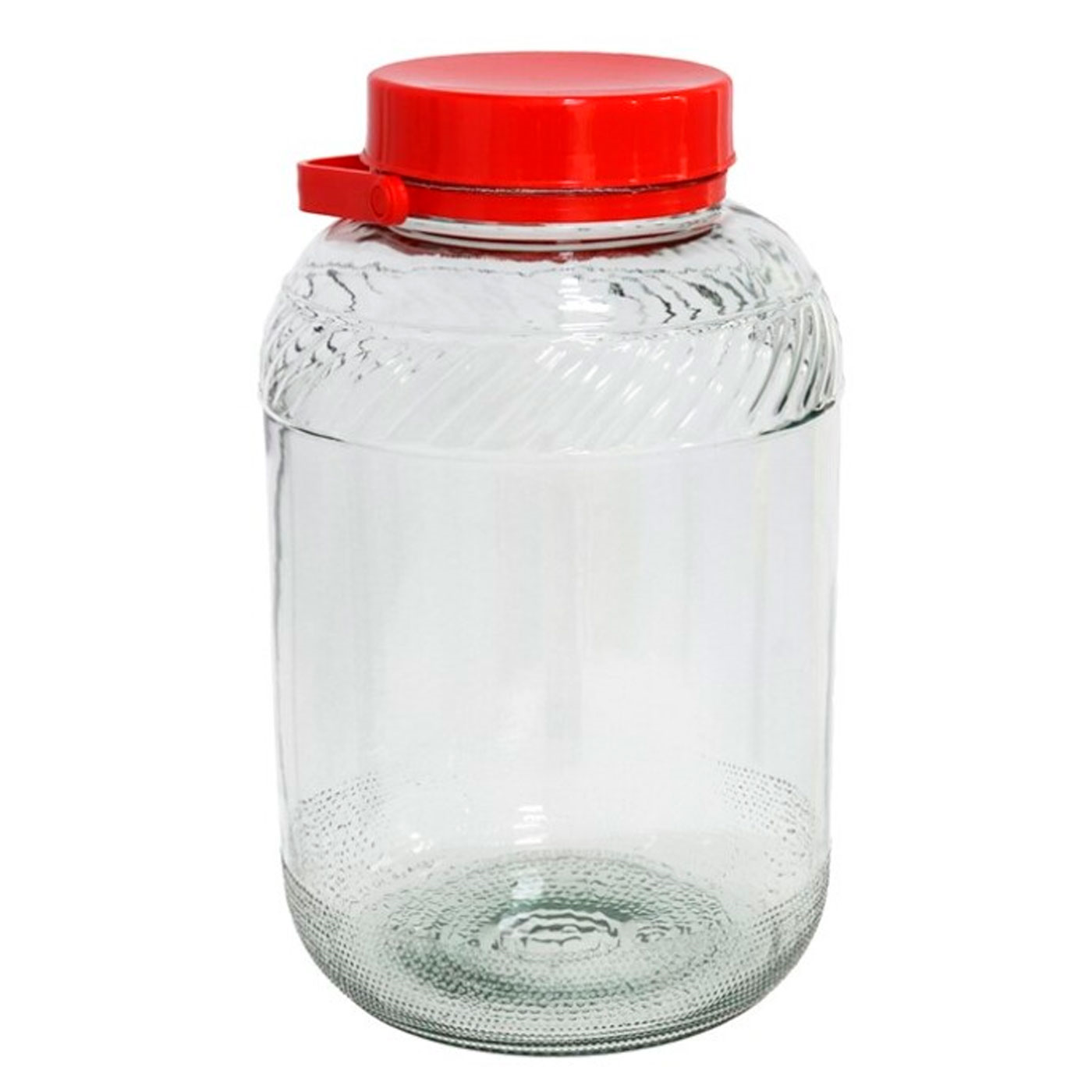 Tarro dispensador de bebidas de plástico con tapa y grifo de 8 litros.  Botella con grifo, garrafa, 32 x 15 cm