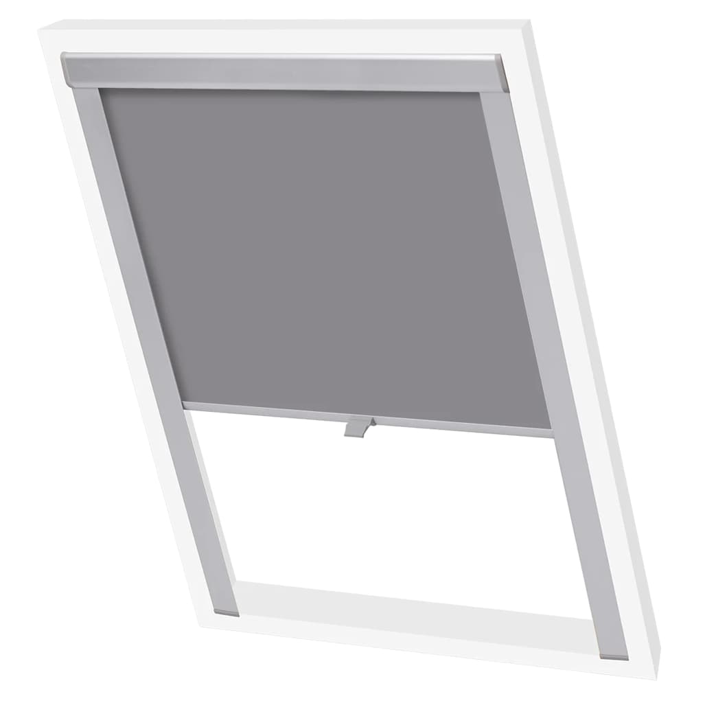 vidaXL Persiana opaca enrollable gris M06/306