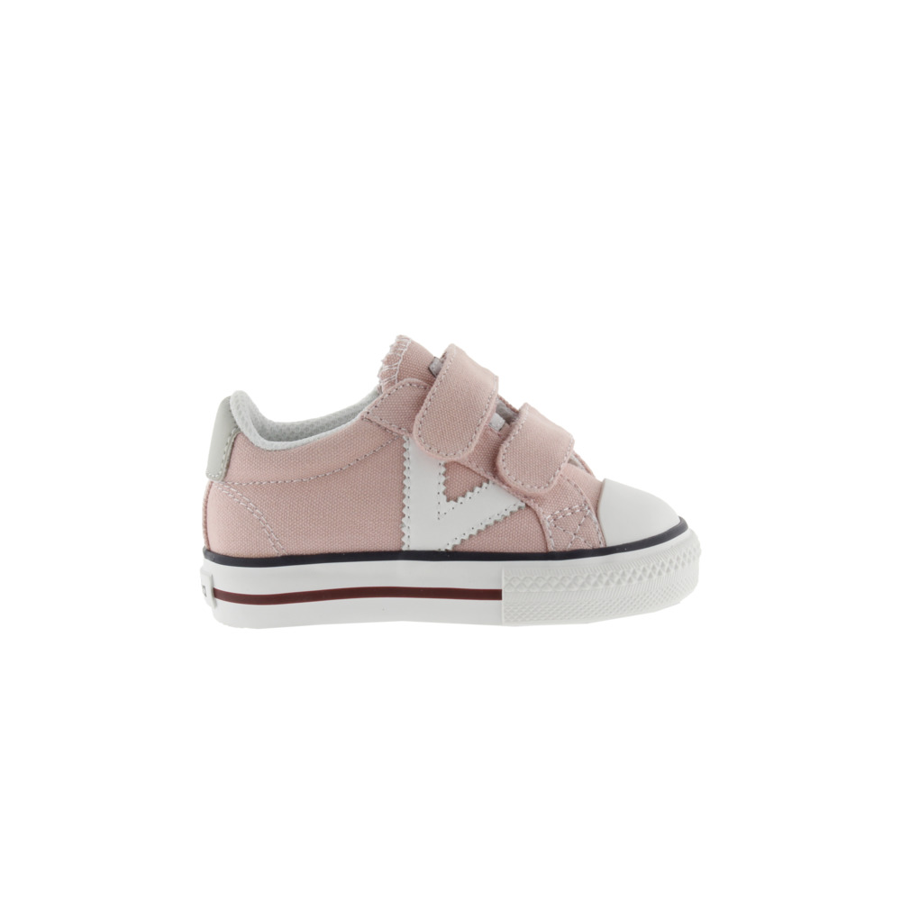 Victoria Tribu Zapatillas de lona con logotipo en contraste y tiras adherentes 1065163