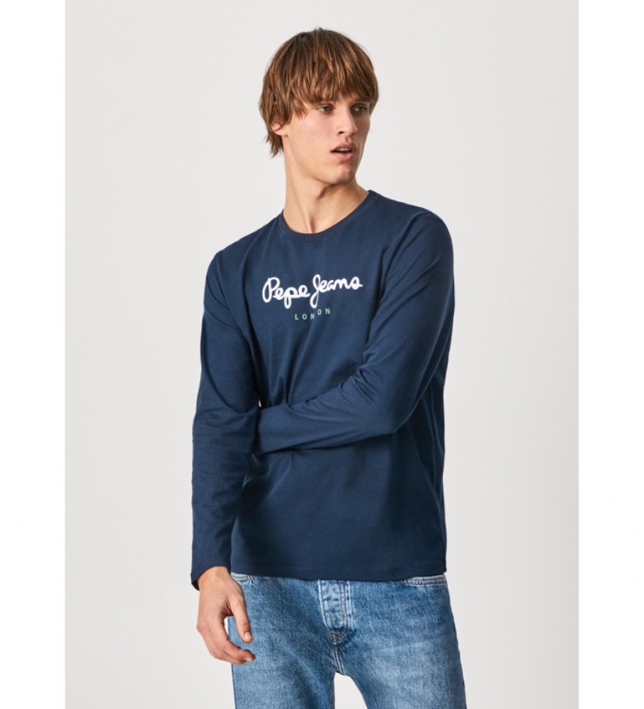 Pepe Jeans | Hombre | Camiseta Eggo Largo N marino marino