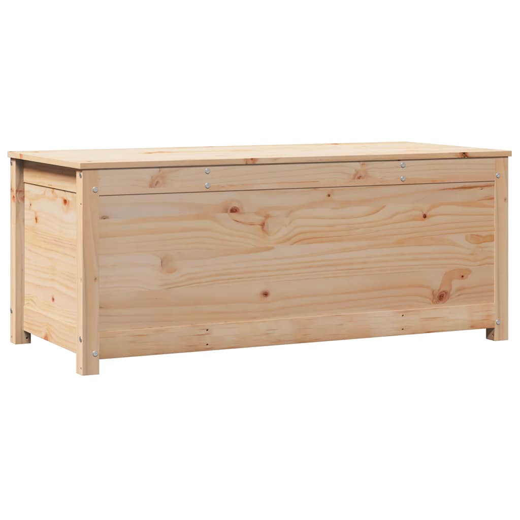 vidaXL Caja de Almacenaje Baúl de Herramientas Arcón Madera Maciza de Pino Multitalla