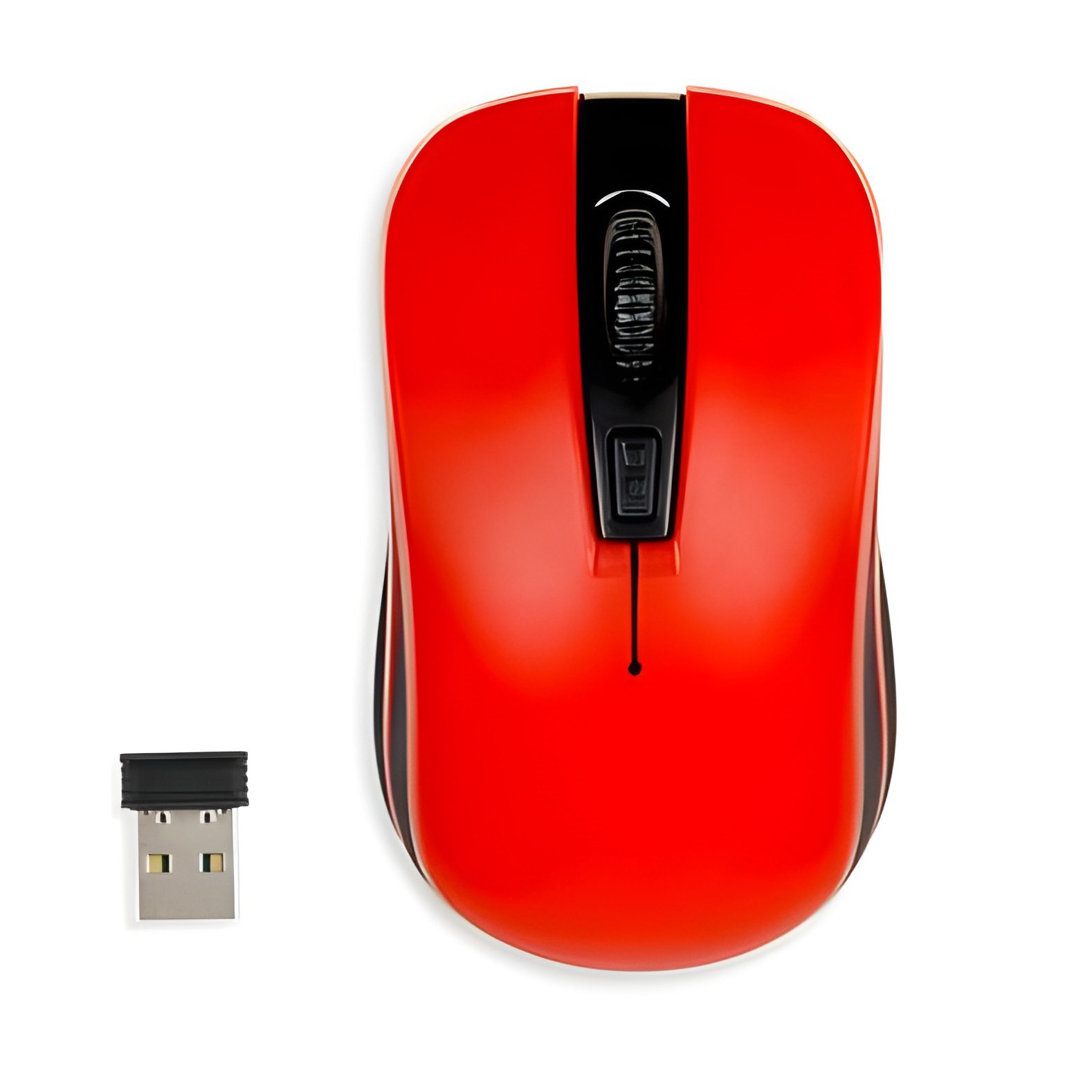 iBox LORIINI Pro Red Wireless Optical Mouse, a rechargeable gaming mouse with CE certification, features an ergonomic design perfect for PC gamers.