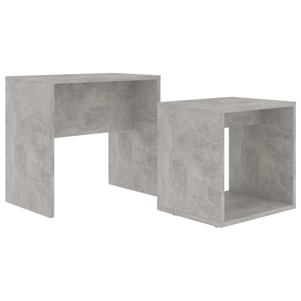 Vidaxl Juego de Mesas de Centro Madera Contrachapada 48x30x45cm Blanco, Negro, Gris y Más