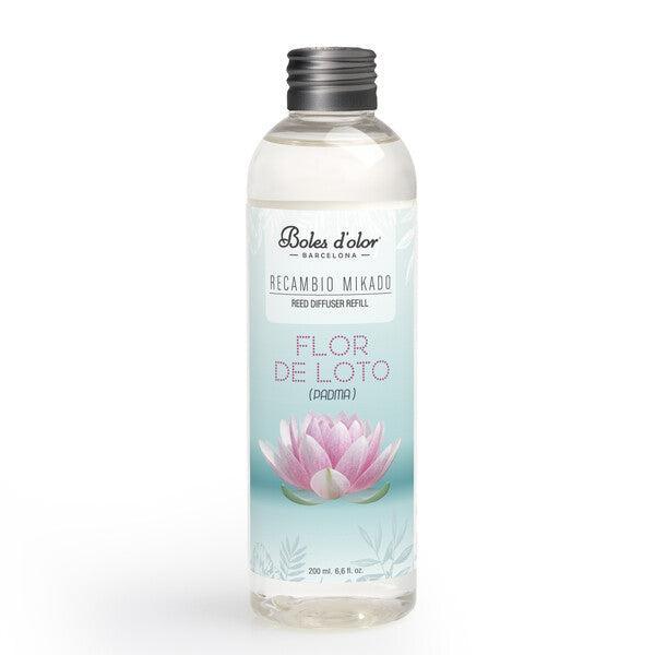 Recambio Mikado flor de Loto 200 ml Boles d'olor