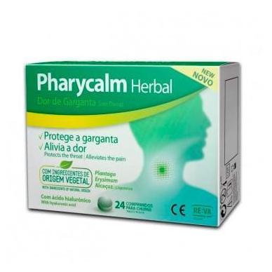 Reva Health Pharycalm Herbal Dolor de Garganta 24 Comprimidos