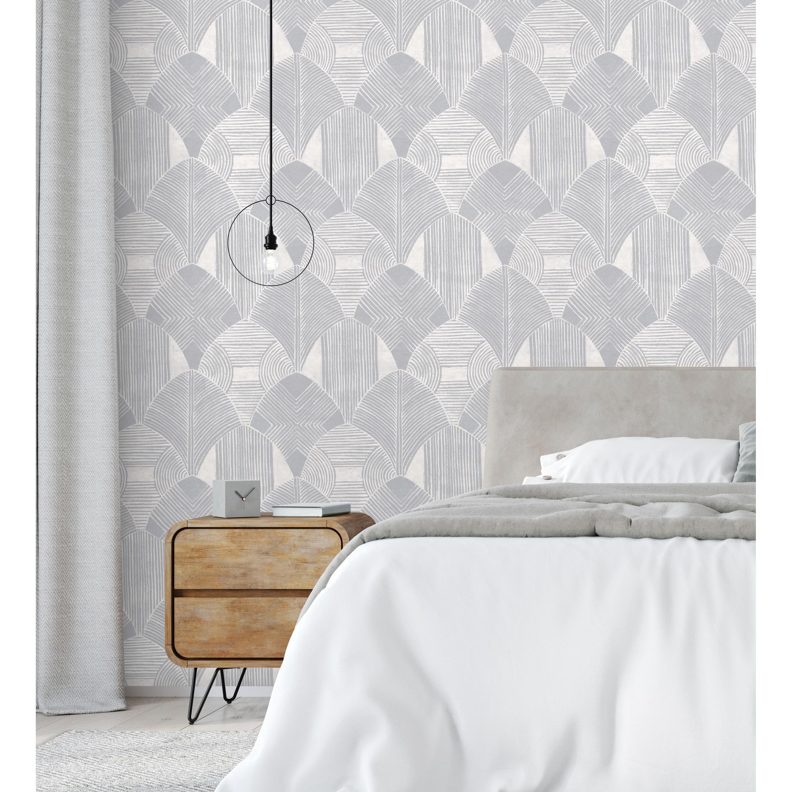 Papel pintado vinílico ecológico geométrico estilo étnico africano - Beirut Palace 680850 de GAULAN - Rollo de 10 m x 0,53 m