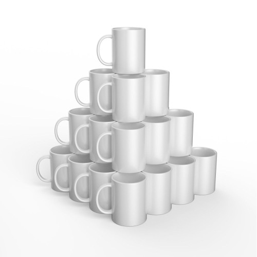 Cricut Taza de cerámica personalizable, blanco - 425 ml/15 oz (36 uds)