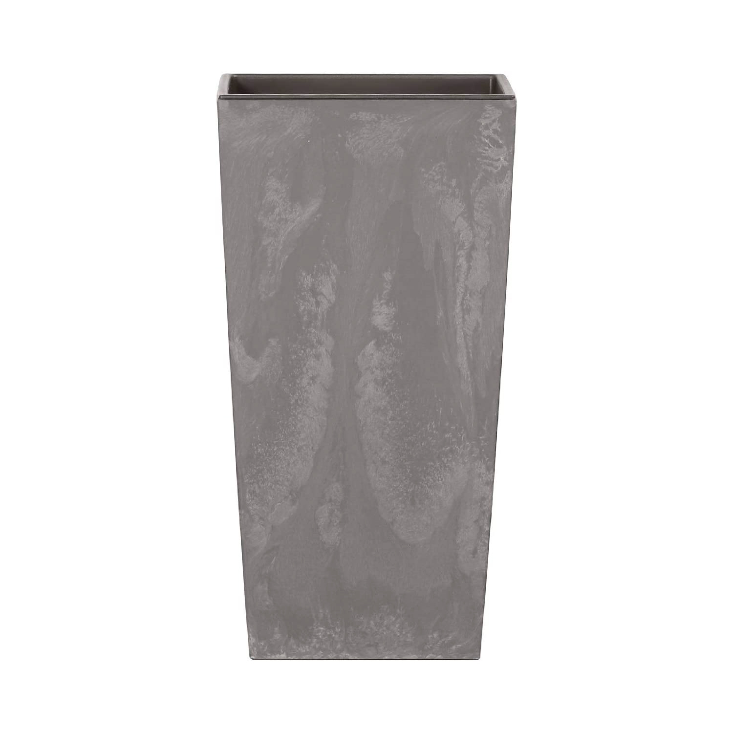 Prosperplast Maceta Alta 26,6 L Urbi Square Effect Plástico Terracota