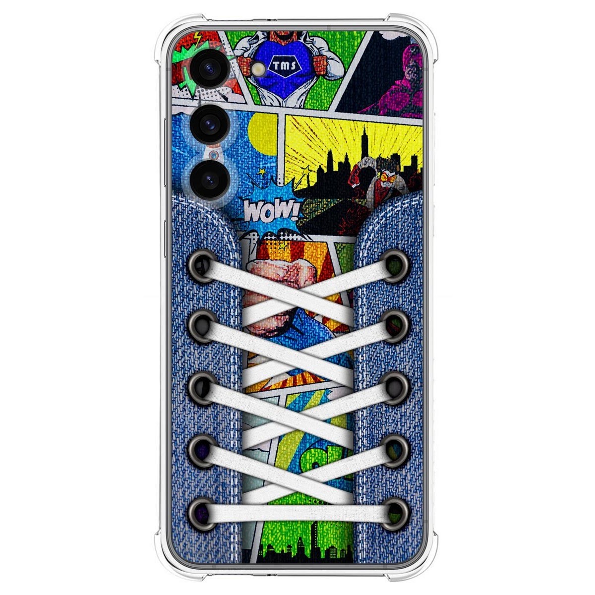 Funda Silicona Antigolpes para Samsung Galaxy S23+ Plus 5G diseño Zapatillas 14 Dibujos