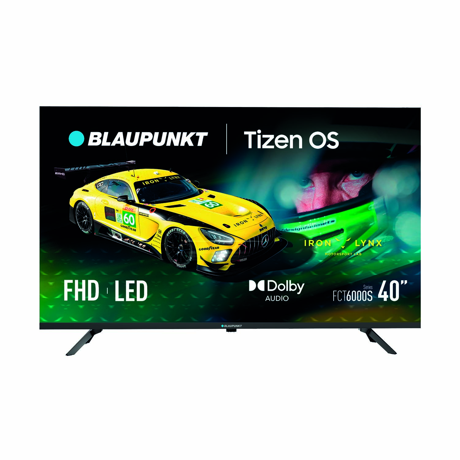 BLAUPUNKT Smart TV 40" Full HD LED, Tizen OS 8.0 con Wi-Fi y Bluetooth 5.1, HDMI/USB, Sintonizador DVB-C/T/T2/S2, 40FCT6000S