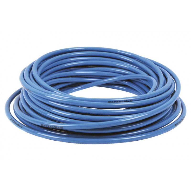 Tuberías de Poliuretano (TPU) en rollos de 25 metros color azul COFAN