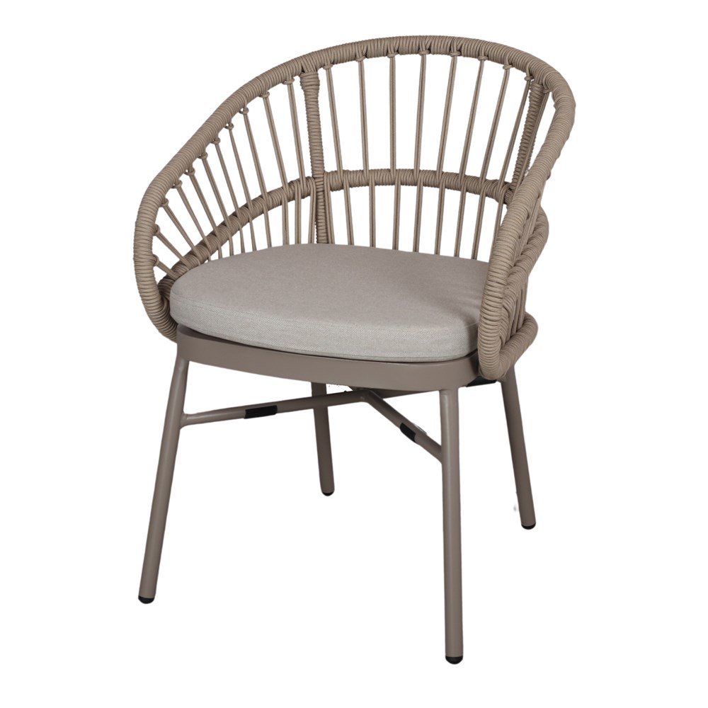 Silla De Cuerda Y Metal Horizon - Misterwils Furniture For Free Souls 57x77x66