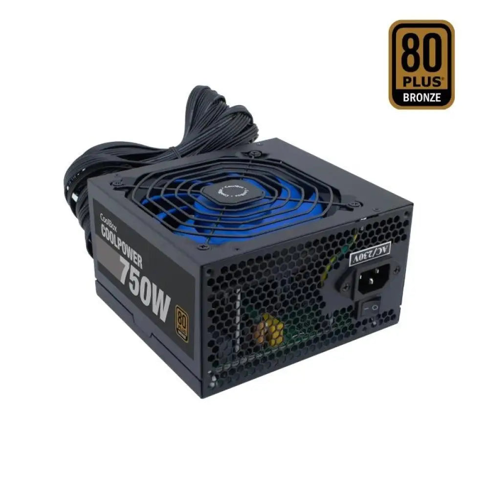 Fuente Alimentación Coolbox CoolPower Fuente De Alimentación 750W Eficiencia 88% 80 Plus Bronze