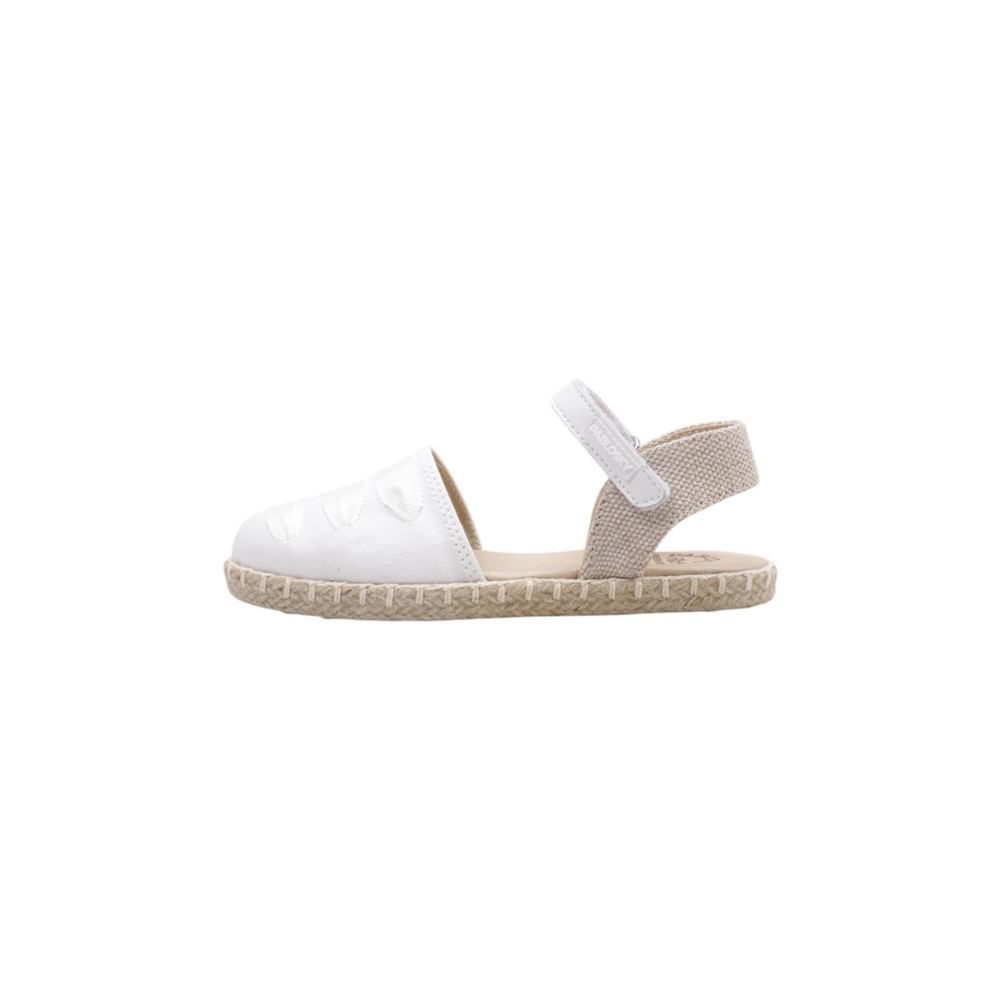 Pablosky 610201 Alpargatas Planas Niña Blanco