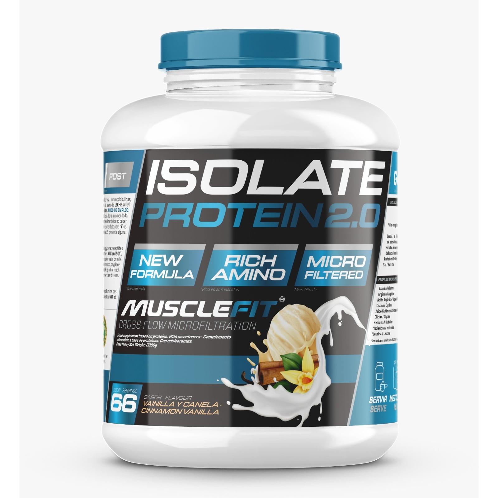Isolate Protein CFM 2000g - MuscleFit | Proteína Isolada para Creación de Músculo