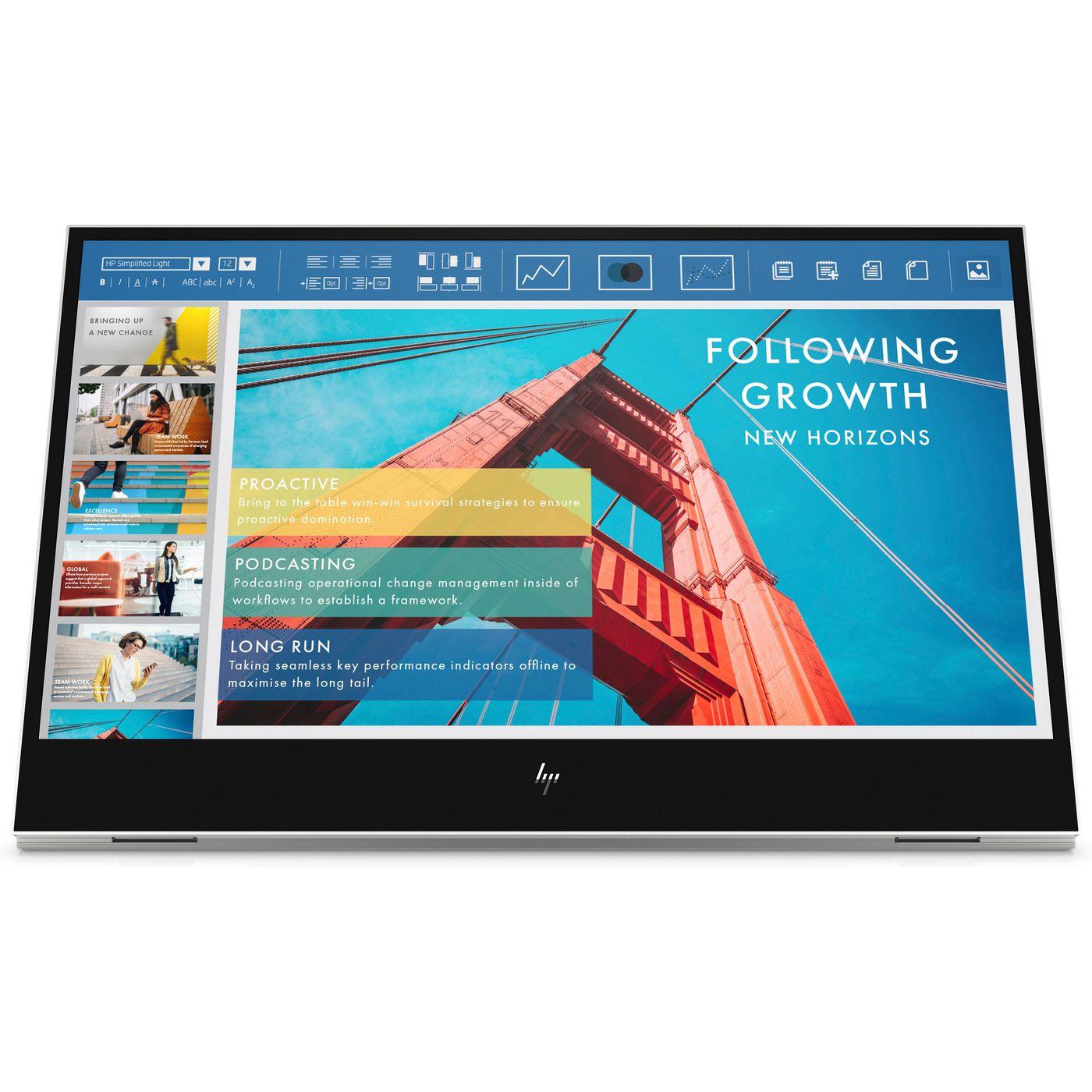 HP E-Series E14 G4 pantalla para PC 35,6 cm (14") 1920 x 1080 Pixeles Full HD LED Blanco