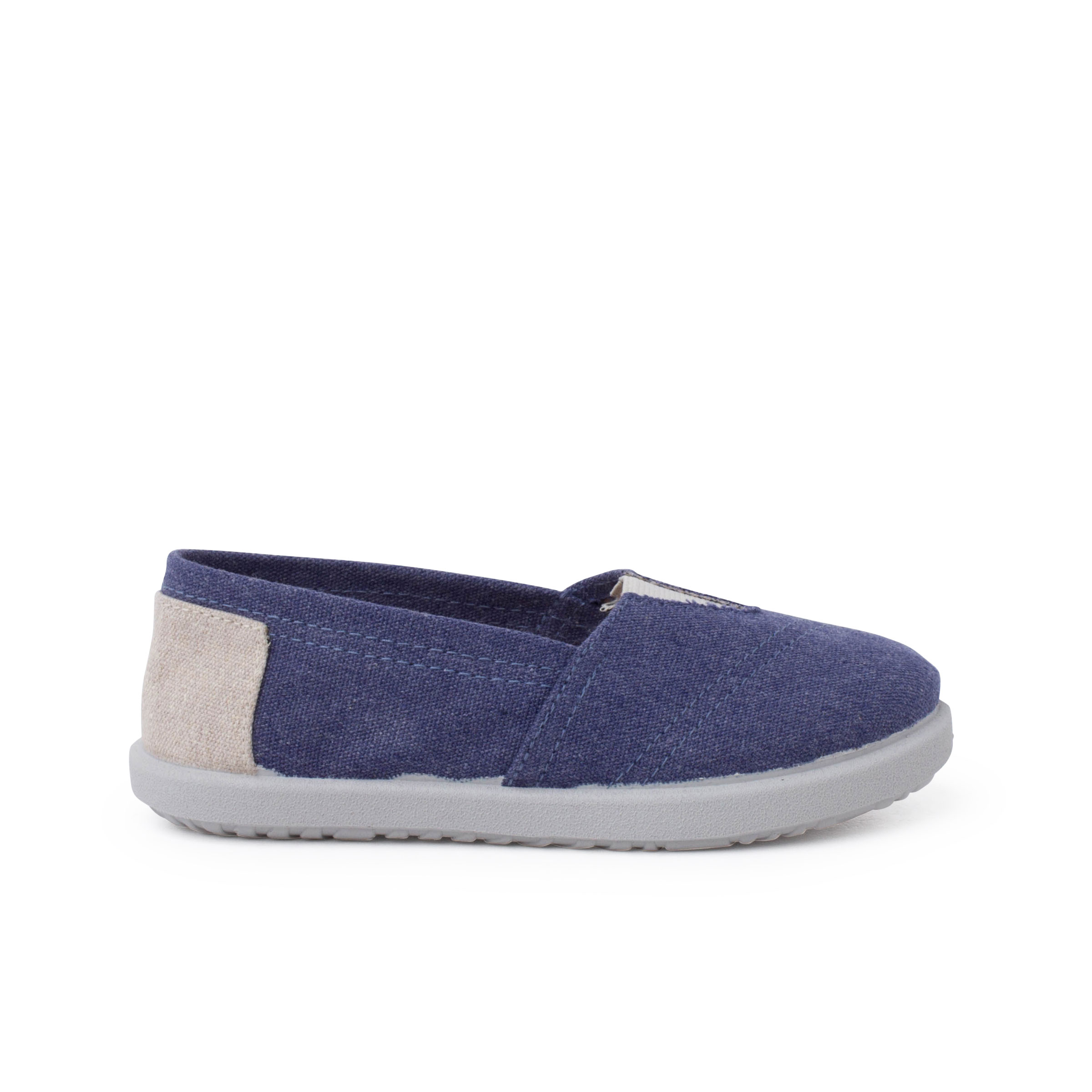 Pisamonas zapatillas lona elástico detalle talón