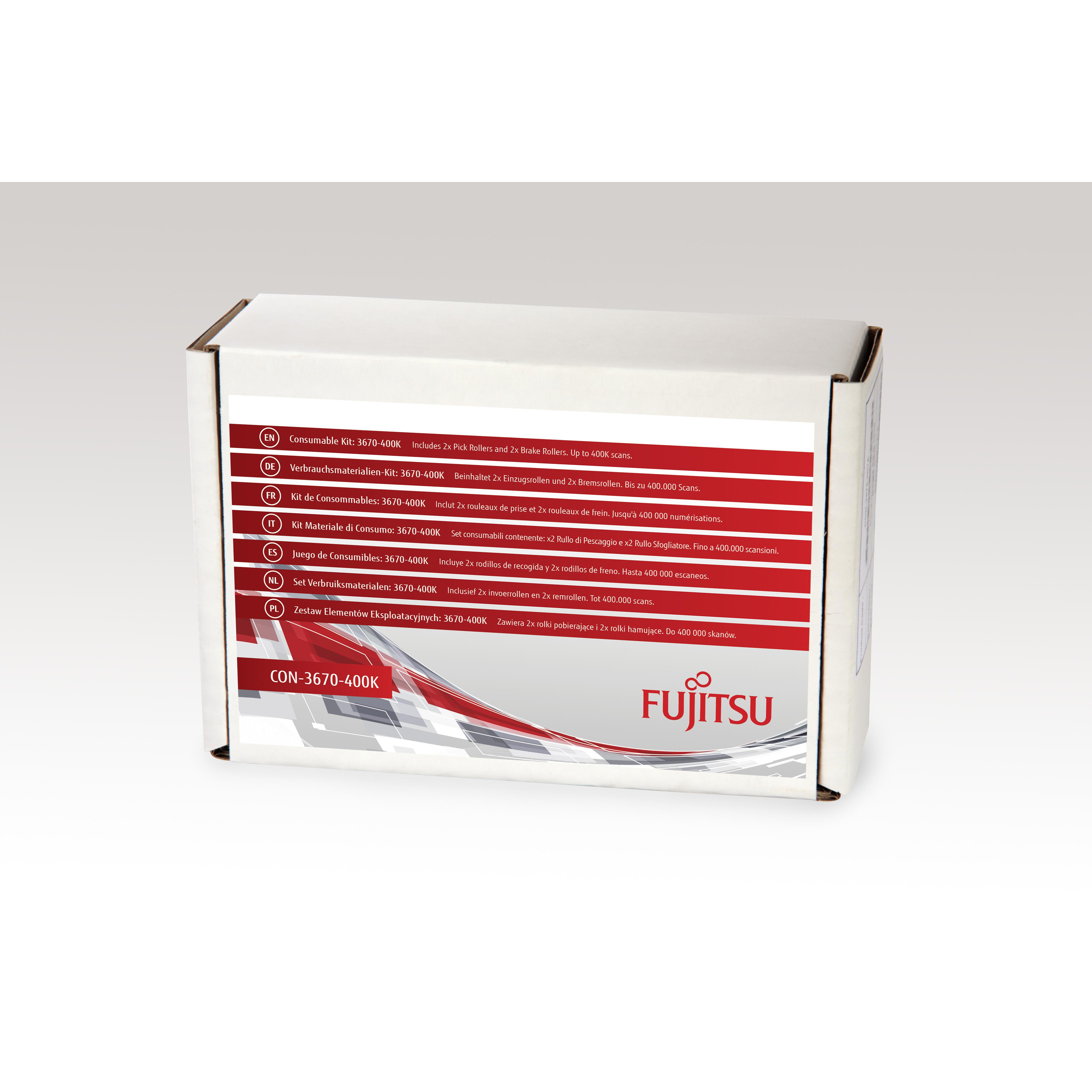 Fujitsu Kit de consumibles, Fujitsu, Escáner, fi-7140, fi-7240, fi-7160, fi-7260, fi-7180, fi-7280,