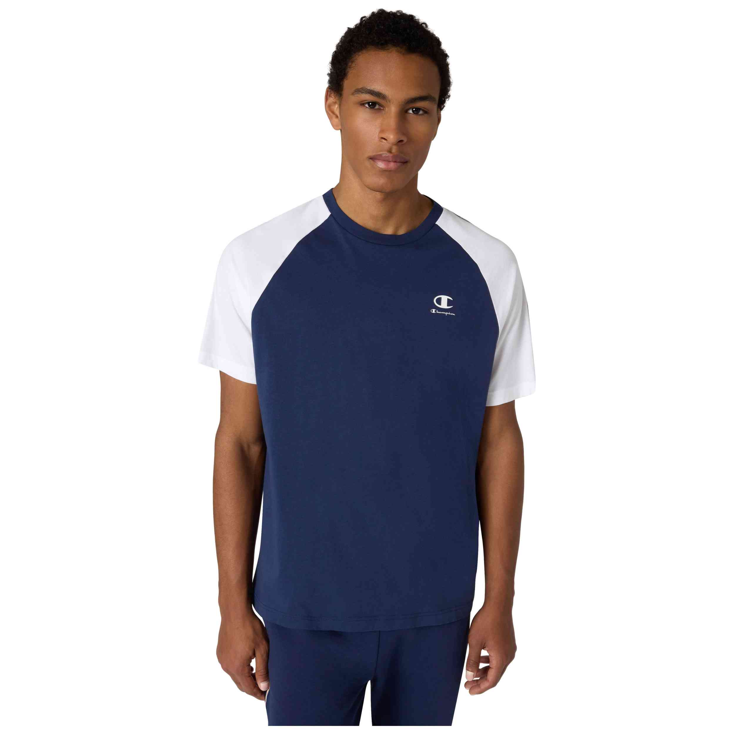 Camiseta De Manga Corta Champion modelo 222008-BS561 para Hombre en color Azul