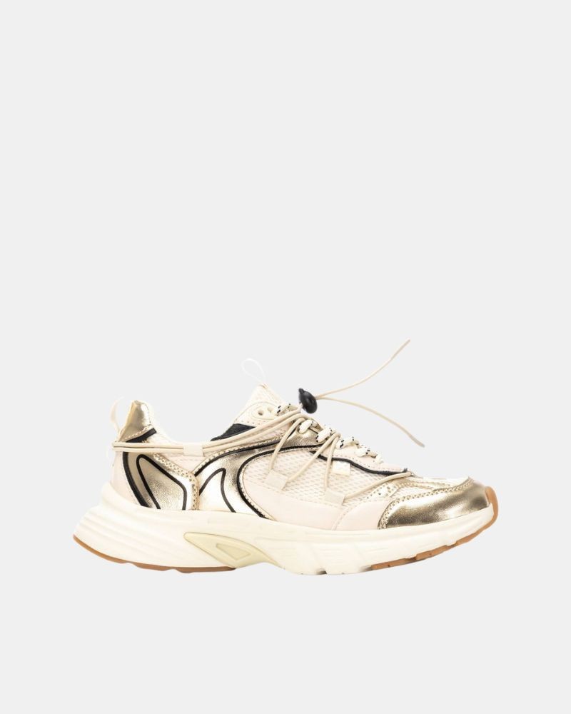 XTI 144534 Zapatillas Bajas Mujer Oro