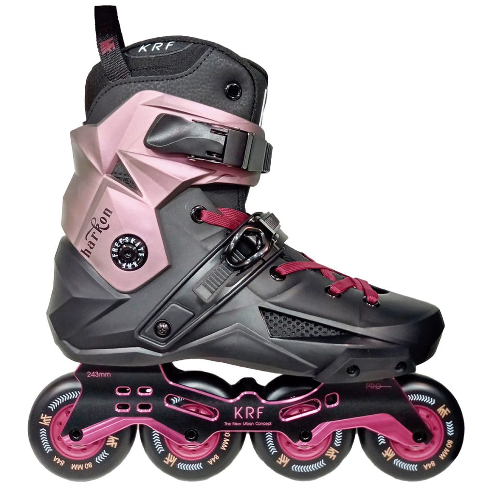 KRF HARKON PATIN FREEESKATE 4x80 BLACK/BURGUNDY