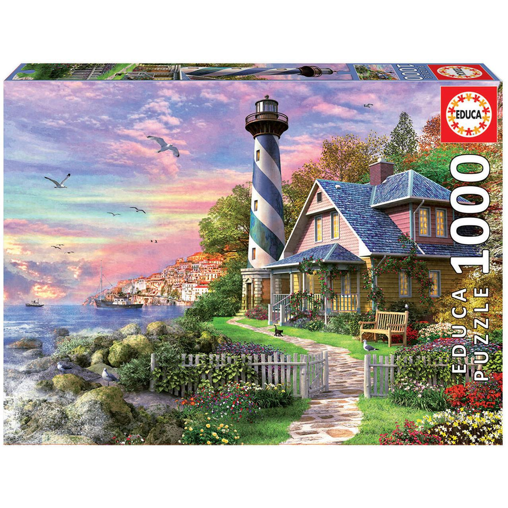 Puzzle 1000 piezas Faro En Rock Bay (Educa 17740)