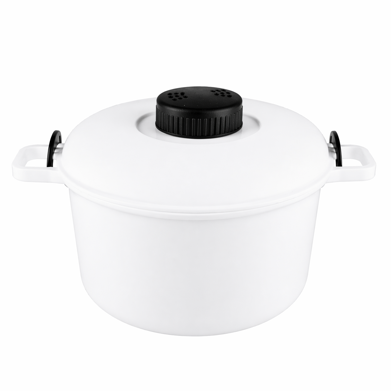 Olla para Microondas 2.8L con Válvula de Vapor | Cocina al Vapor Saludable Sin Aceite | Recipiente Microondas con Tapa | Ahorra Tiempo y Energía