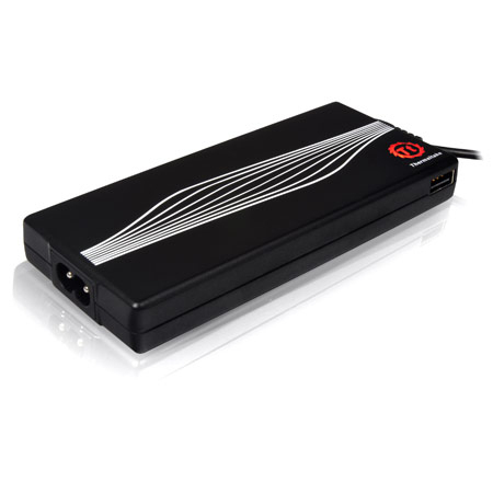Thermaltake Toughpower Ultra Slim 65W adaptador e inversor de corriente Interior Negro