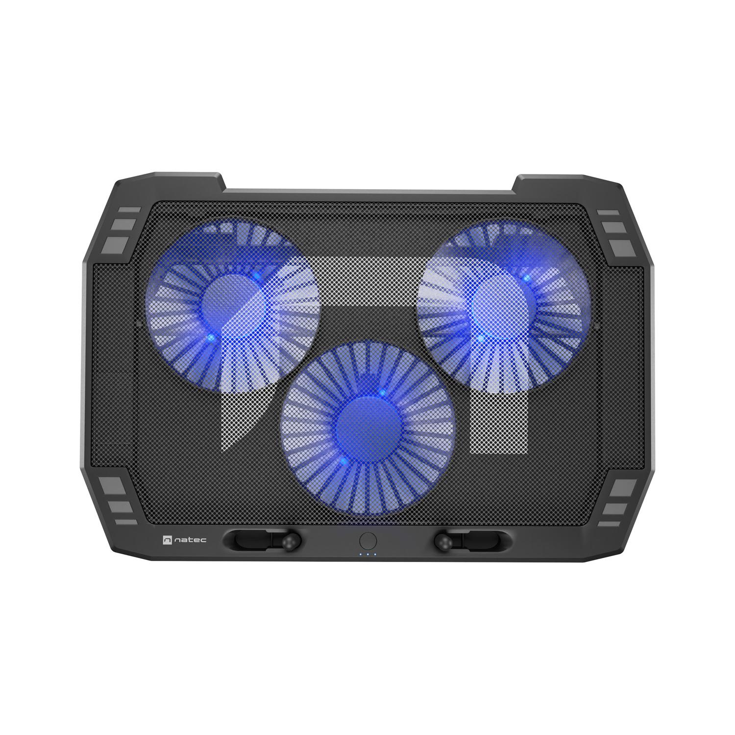 Natec laptop cooling pad oriole 15.6-17.3inch led almohadilla fría 43,9 cm (17.3")