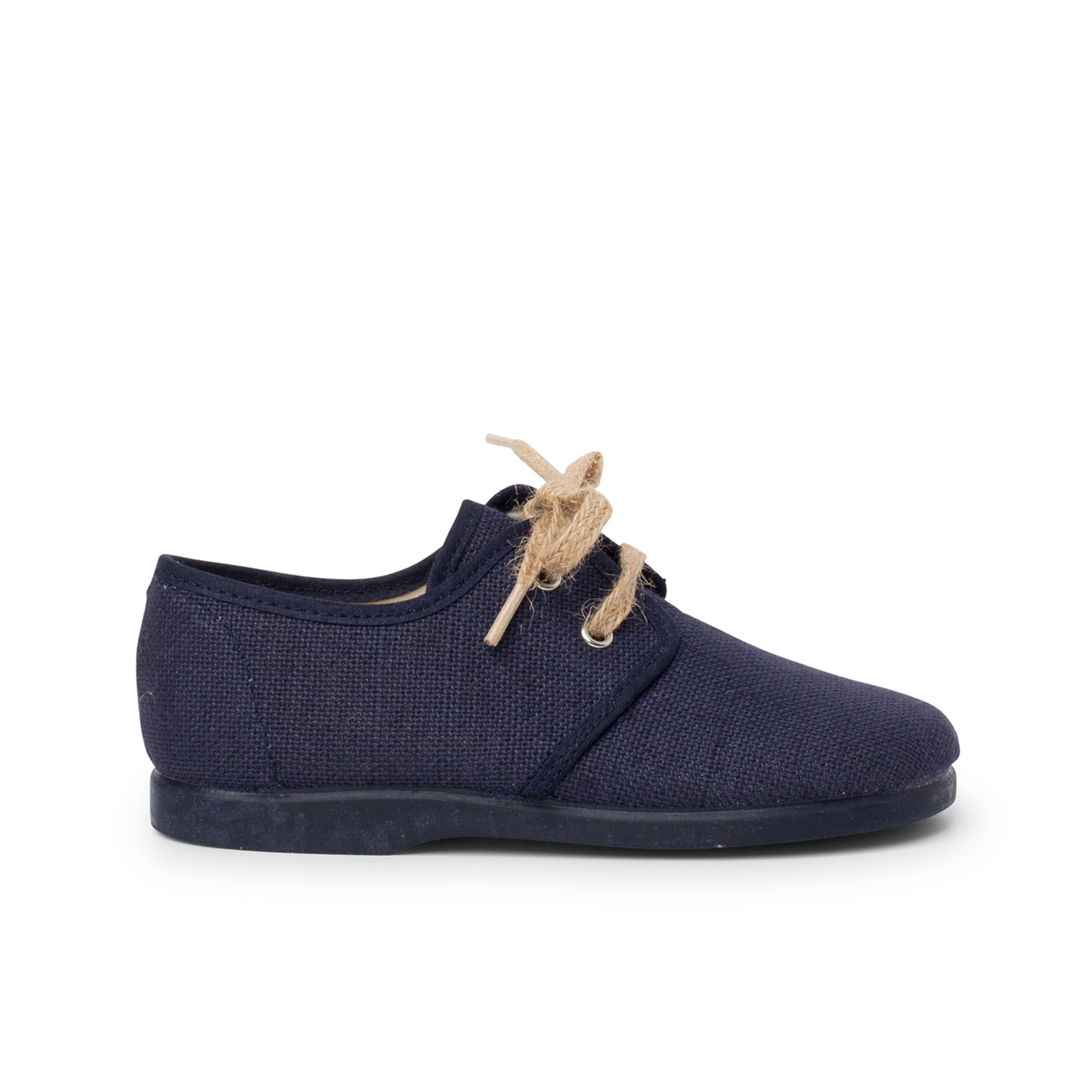 Pisamonas blucher lona cierre cordones rústicos
