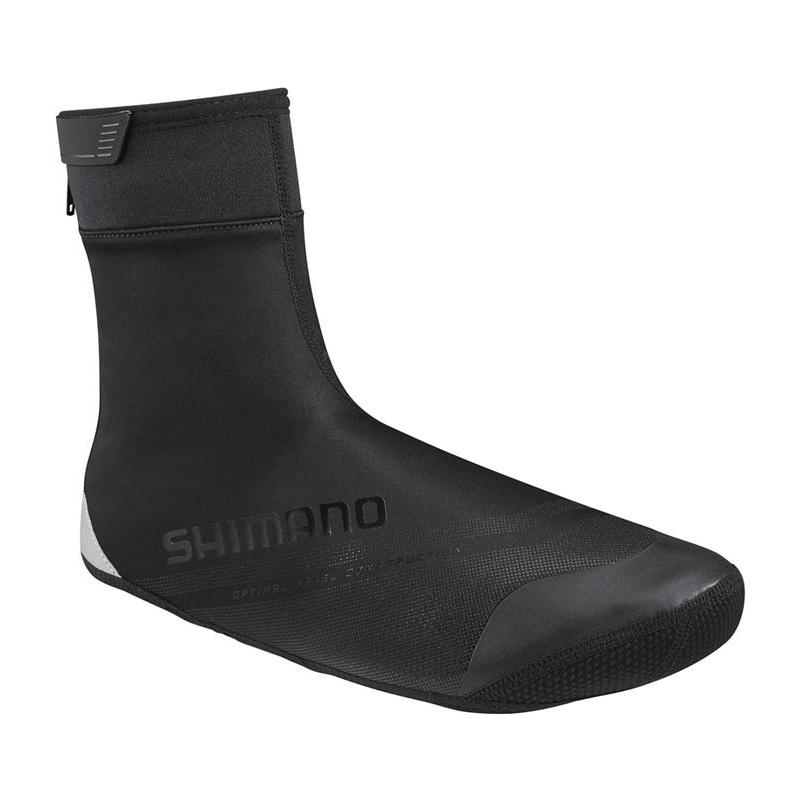 Shimano - Cubrezapatillas S1100X para ciclismo de montaña, impermeables con tejido blando resistente al viento y revestimiento hidrófugo, puntera 3D anatómica y cremallera YKK repelente al agua, talla 40-42