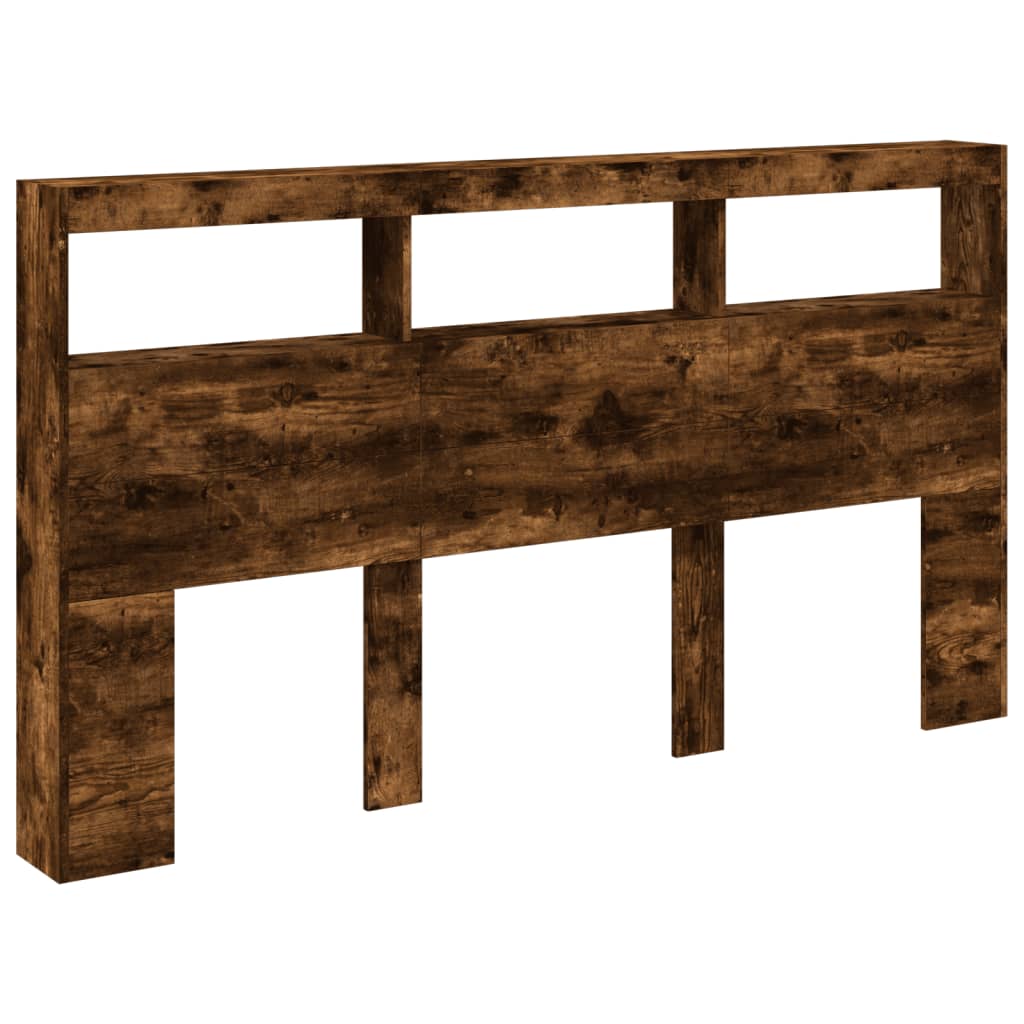 vidaXL Cabecero de cama con luz LED 180x17x102 cm