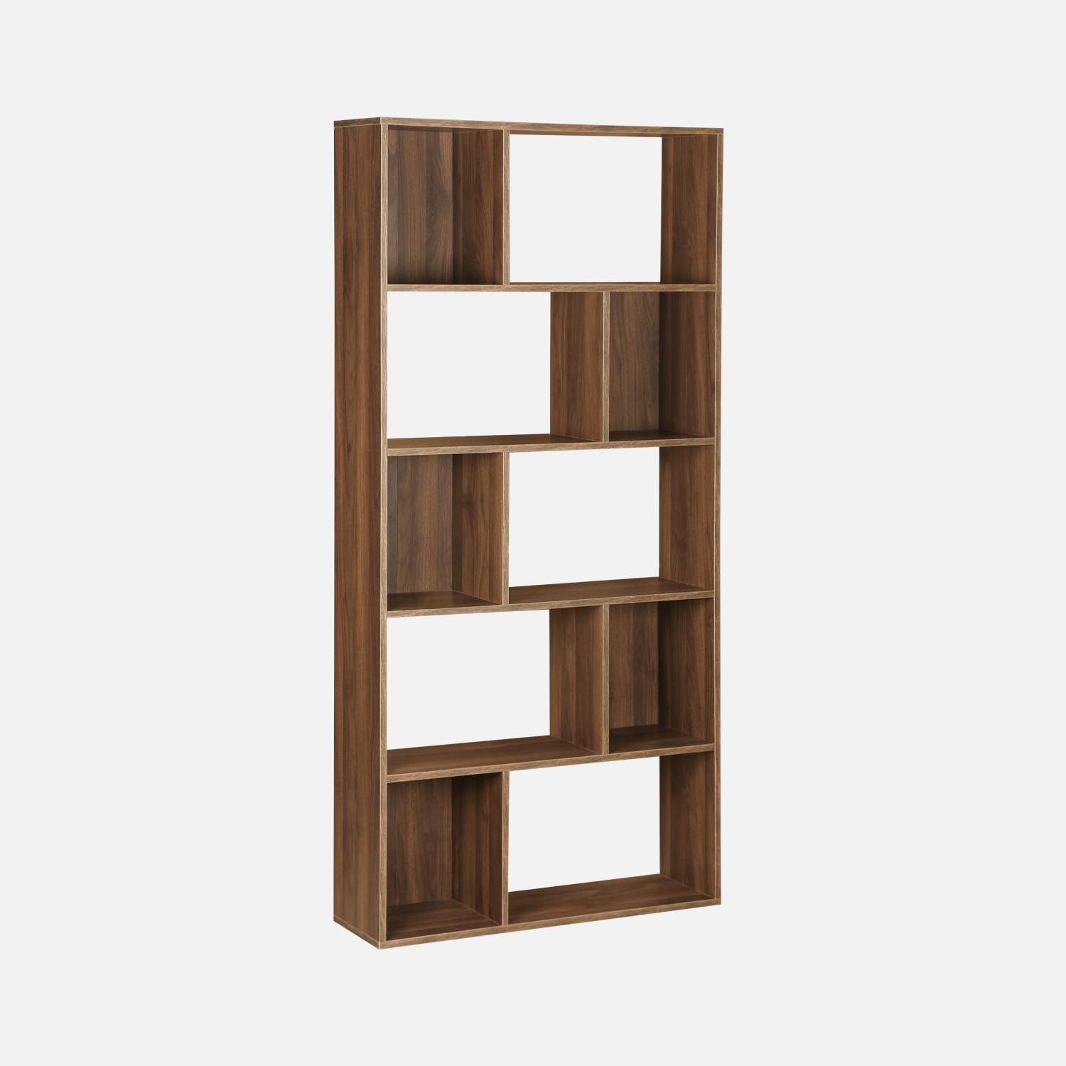 sweeek - Librería con 5 baldas y 10 compartimentos , Pieter , 83x23x173