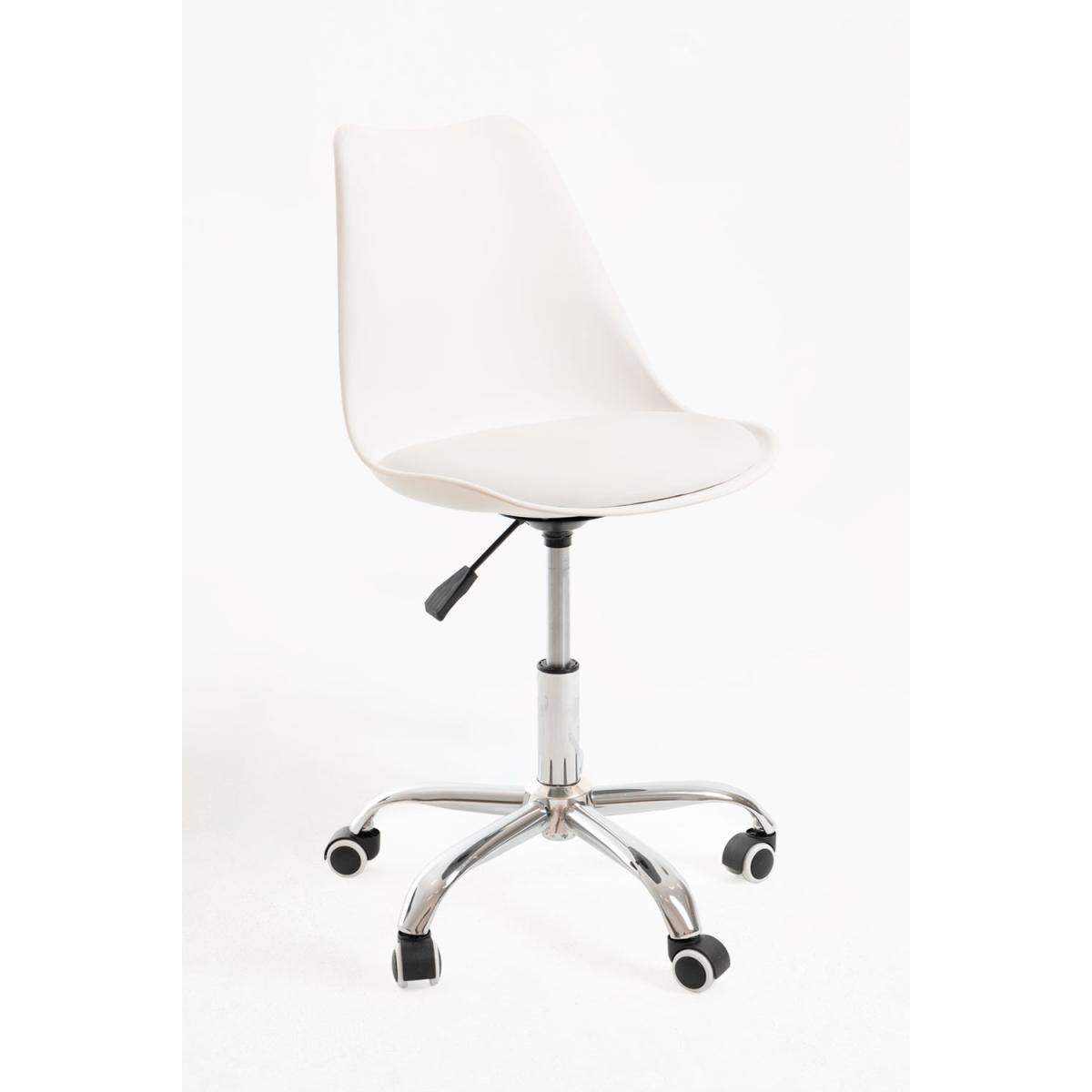 Regalos Miguel - Silla de Oficina Blanca Neo - Máxima Ergonomía - Ideal para Escritorio y Gaming