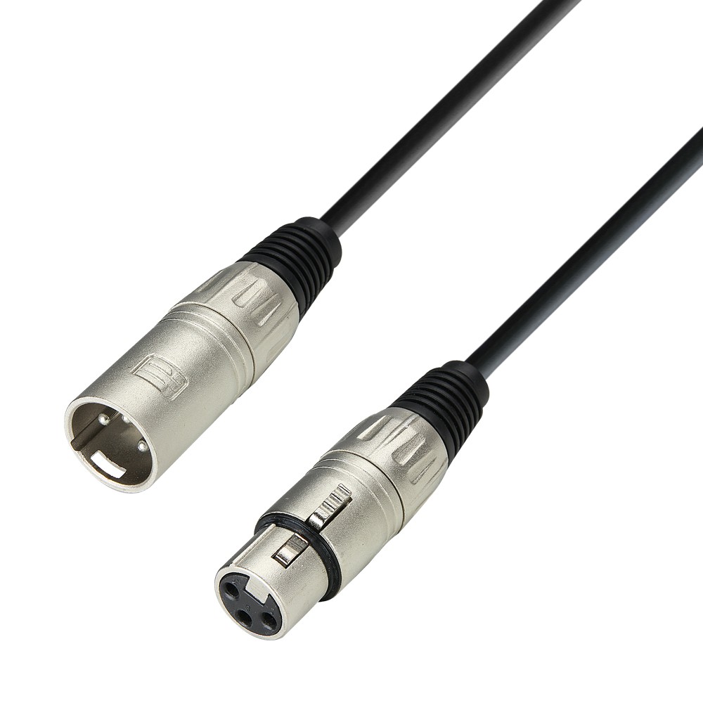 Cable XLR Adam Hall Hembra-macho 6m Negro Balanceado