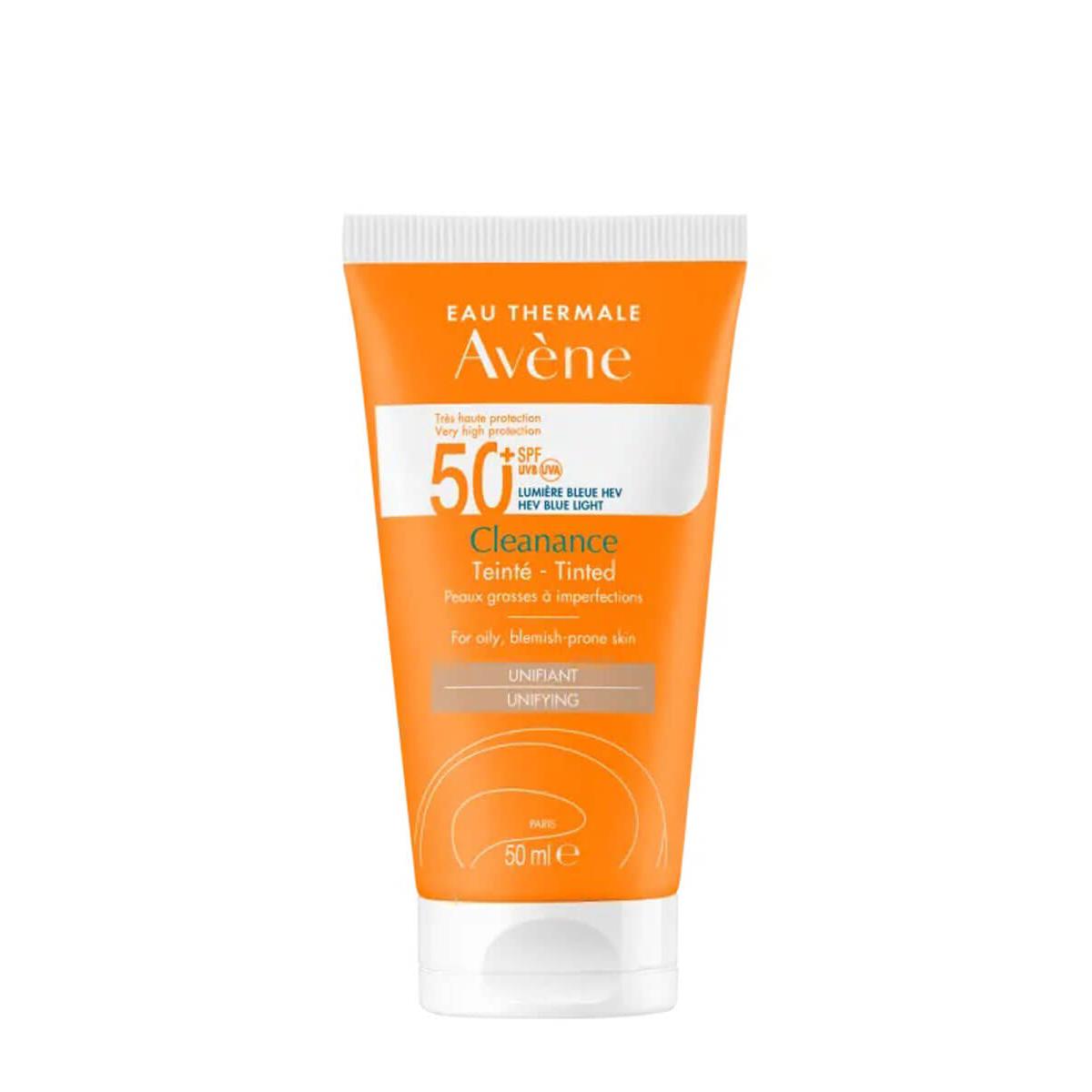 Avene cleanance protector solar facial con color spf 50+ 50ml