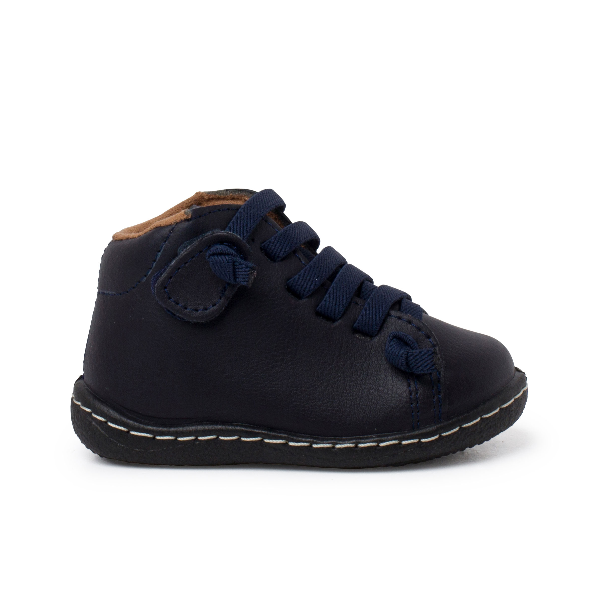 Pisamonas Botitas Piel Lavable Niños Cordones Elásticos